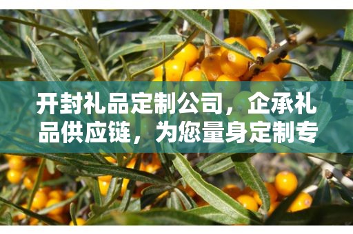 开封礼品定制公司，企承礼品供应链，为您量身定制专属礼品